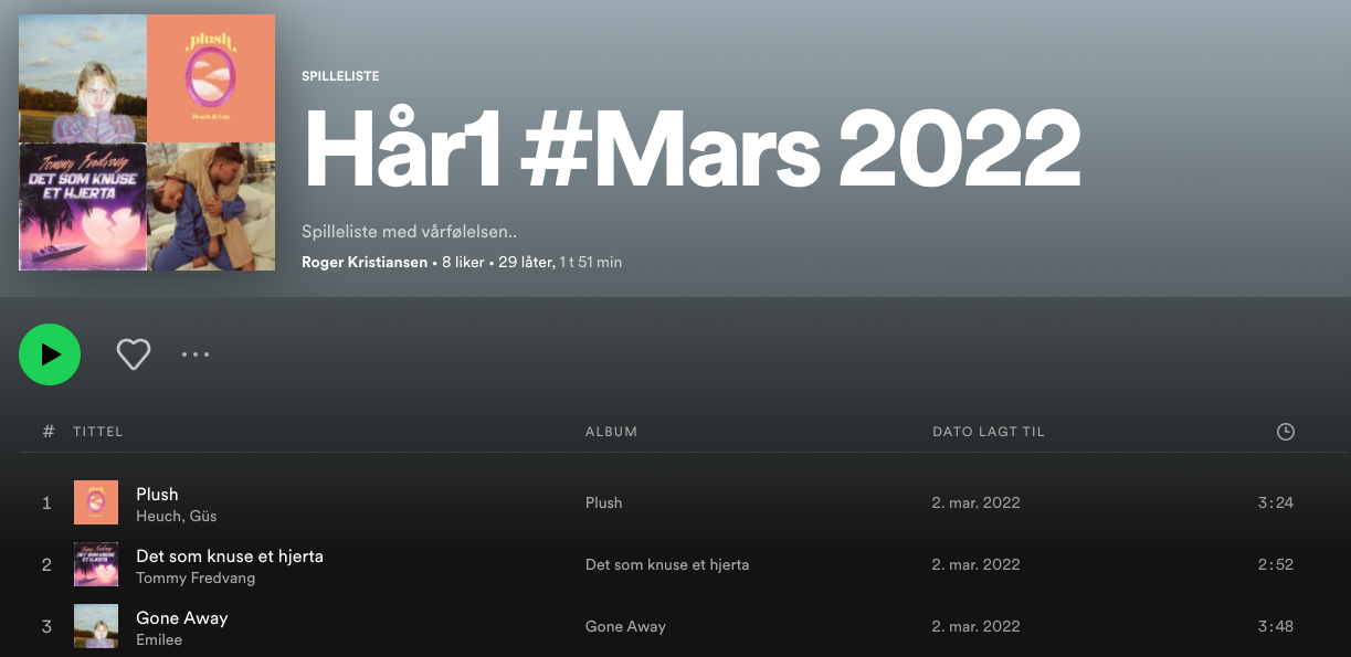 Spotify # Mars